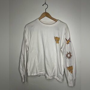 Vans White Long Sleeve Graphic Tee